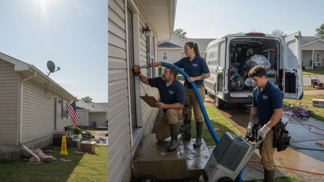 Ceiling Water Damage Restoration in Winona, MO near me